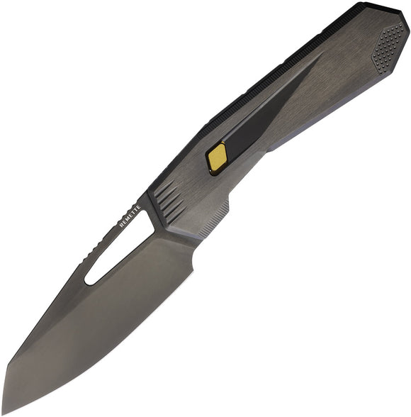REMETTE Agile Peregrine Falcon Linerlock Black Titanium Folding M390 Knife RTCZB