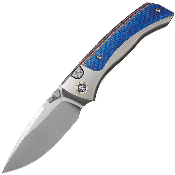 NOC Knives MT06 Karambit Purple Titanium M390 Folding Knife mt06