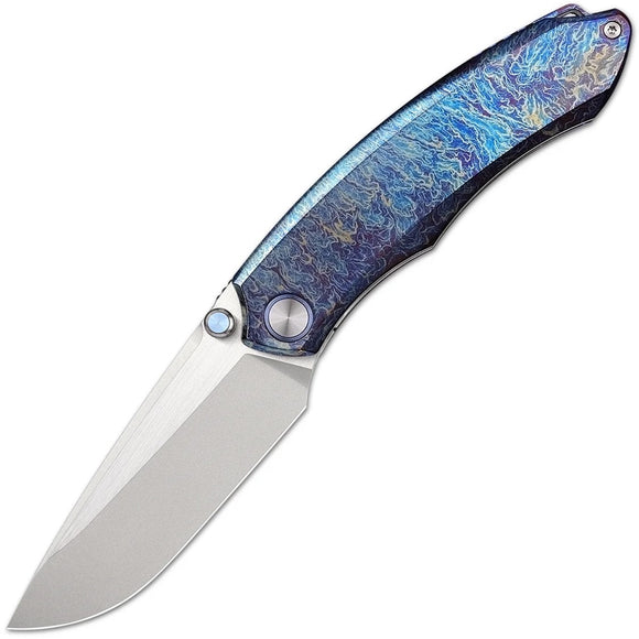 REMETTE Wild Species Framelock Lightning Strike Titanium Folding Bohler M390 Knife WD108B