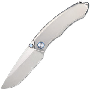 REMETTE Wild Species Framelock Gray Titanium Folding Bohler M390 Knife WD108G