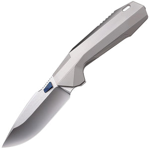 REMETTE RT-WK1 Linerlock Gray Titanium Folding Bohler M390 Pocket Knife TWK1D
