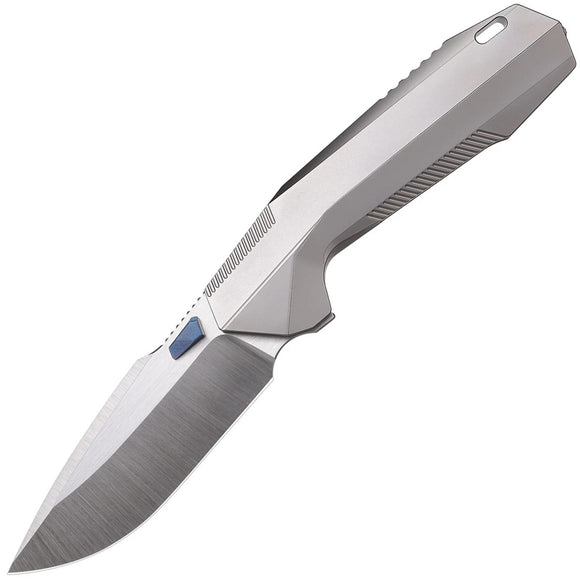 REMETTE RT-WK1 Linerlock Gray Titanium Folding Satin Bohler M390 Pocket Knife TWK1E