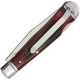Roper Knives Lockback Trapper Red Jigged Bone Folding Carbon Steel Knife 0005CRB