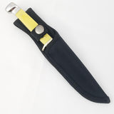 Rough Rider Small Hunter Yellow 440 Stainless Clip Pt Fixed Blade Knife 1034