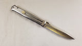 Rough Rider Thin Man Linerlock Stainless Handle Folding Spear Knife 1860