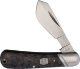 Rough Rider Midnight Ice Cotton Sampler Black Carbon Fiber Folding Stainless Pocket Knife 1997
