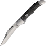 Rough Rider Hunter Midnight Ice Carbon Fiber Folding Stainless Pocket Knife 1999