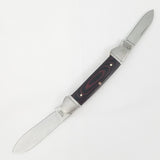 Rough Ryder Canoe Slip Joint Black & Red G10 Folding Stainless Pocket Knife 2297