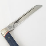 Rough Ryder Pipe Doctor Slip Joint Denim Micarta Folding Pocket Knife 2352