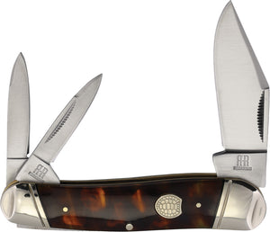 Rough Ryder Whittler Imitation Tortoise Folding Stainless Pocket Knife 2578