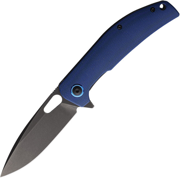 Rough Ryder Linerlock Denim Micarta Folding Stainless Pocket Knife 2593