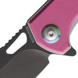 Rough Ryder Linerlock Pink G10 Folding Stainless Steel Pocket Knife 2598
