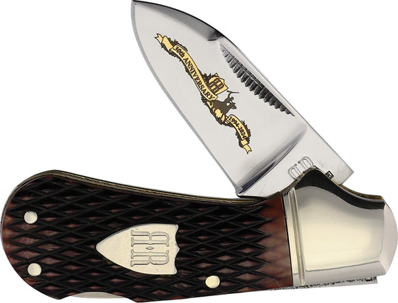 Rough Ryder 30th Anniversary Cub Brown Bone Folding Stainless Pocket Knife 2624