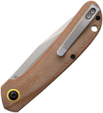 Rough Rider Slip Joint Brown Micarta Folding D2 Steel Clip Pt Pocket Knife 2640