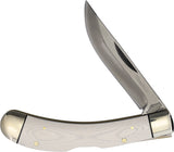 Rough Rider Tuxedo Bow Trapper White Micarta Folding Stainless Pocket Knife 2665