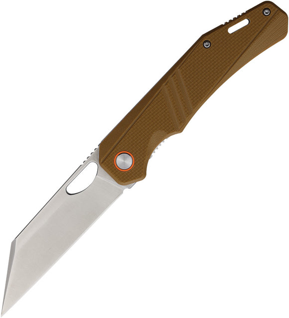 Rough Rider Linerlock Coyote Tan G10 Folding Stainless Pocket Knife 2688