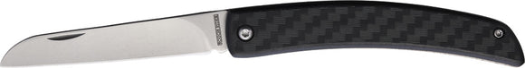Rough Rider Slip Joint Carbon Fiber Pattern Synthetic Folding Stainless Pocket Knife 2699