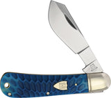 Rough Rider Cotton Sample Blue Dragon Jigged Bone Folding Stainless Pocket Knife 2717