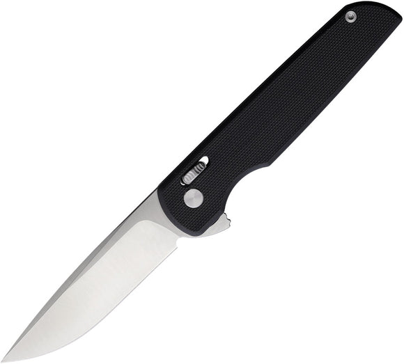 Rough Rider Slide Lock Black G10 Folding D2 Steel Drop Pt Pocket Knife 2720