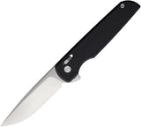 Rough Rider Slide Lock Black G10 Folding D2 Steel Drop Pt Pocket Knife 2720