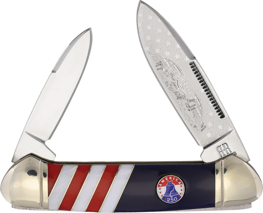 Rough Rider Canoe 250 USA Anniversary Folding Pocket Knife | Get Yours ...