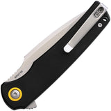 Rough Rider Linerlock Black G10 Folding Stainless Drop Pt Pocket Knife 2749