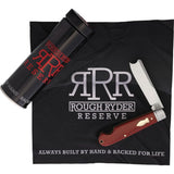 Rough Ryder Reserve One Arm Razor Red Chilli Pepper Micarta Folding D2 Steel Knife 001CP