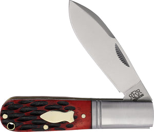 Rough Ryder Reserve Original Barlow Red & Black Folding Pocket Knife 017RB