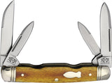 Rough Ryder Reserve Congress Tobacco Bone Folding D2 Steel Pocket Knife 051