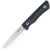Real Steel Bushcraft Plus II Scandi Black G10 14C28N Fixed Blade Knife 3721S