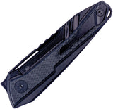 Real Steel Bullet Framelock Black G10 & Titanium Folding CPM-S35VN Pocket Knife 5221B