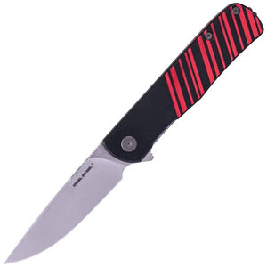 Real Steel Karly Linerlock Black & Red Aluminum Folding VG-10 Pocket Knife 6052