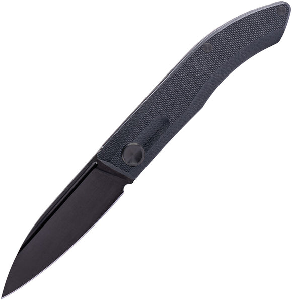 Real Steel Stella Lux Slip Joint Black G10 Folding K110 Steel Pocket Knife 7041Z1