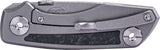 Real Steel Delta 2600 Framelock Titanium & Carbon Fiber Folding S35VN Pocket Knife 7101CF