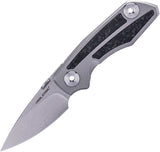 Real Steel Delta 2600 Framelock Titanium & Carbon Fiber Folding S35VN Pocket Knife 7101CF