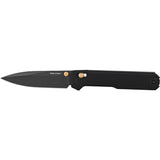 Real Steel Perix Crossbar Lock Black G10 Folding Nitro-V Pocket Knife 7121BB