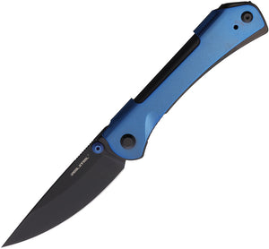 Real Steel Sylph Linerlock Blue Stainless Folding Nitro-V Pocket Knife 7141BB