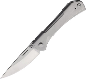 Real Steel Sylph Linerlock Gray Stainless Folding Nitro-V Pocket Knife 7141