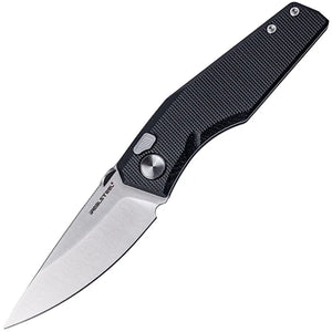 Real Steel Spectrum Button Lock Black G10 Folding Nitro-V Pocket Knife 7141BS