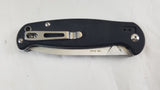 Real Steel H6 Free 8.5" Folding Knife w/Black G10 Handle Satin Plain Edge - 7621