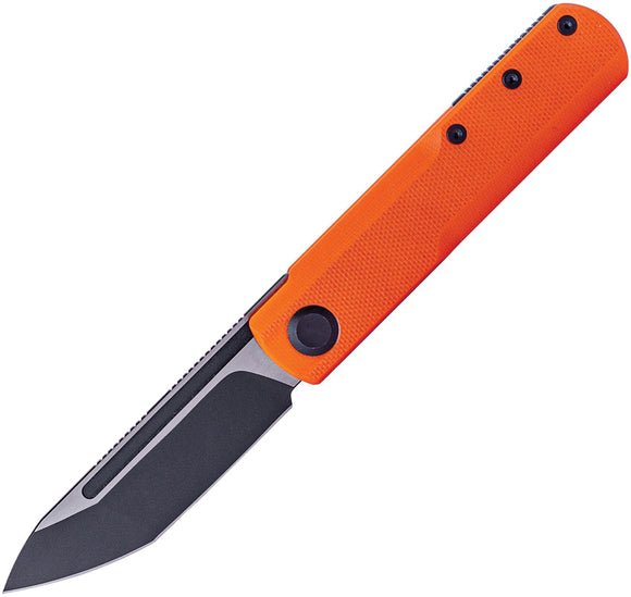 Real Steel G-Tanto Slip Joint Orange G10 Folding Nitro-V Pocket Knife 7801OB