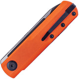 Real Steel G-Tanto Slip Joint Orange G10 Folding Nitro-V Pocket Knife 7801OB