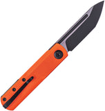 Real Steel G-Tanto Slip Joint Orange G10 Folding Nitro-V Pocket Knife 7801OB