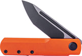 Real Steel G-Tanto Slip Joint Orange G10 Folding Nitro-V Pocket Knife 7801OB