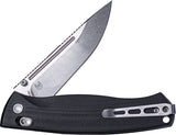 Real Steel Pathfinder FFG Black G10 Folding 14C28N Drop Point Pocket Knife 7851BS