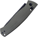 Real Steel Pathfinder FFG Green G10 Folding 14C28N Drop Point Pocket Knife 7851GB