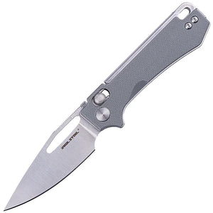 Real Steel Vis Crossbar Lock Gray G10 Folding 12C27 Drop Pt Pocket Knife 8051HS