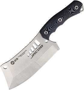 K25 Jacob Tactical Machete Black & Gray G10 7Cr17MoV Fixed Blade Knife 32559