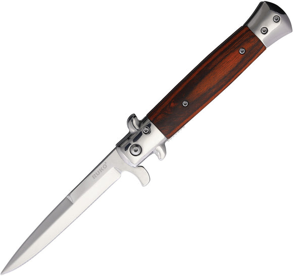 Ruko Shark Linerlock A/O Pakkawood Folding 420A Stainless Pocket Knife 98272