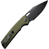 SENCUT GlideStrike Linerlock OD Green G10 Folding 9Cr18MoV Pocket Knife 230183